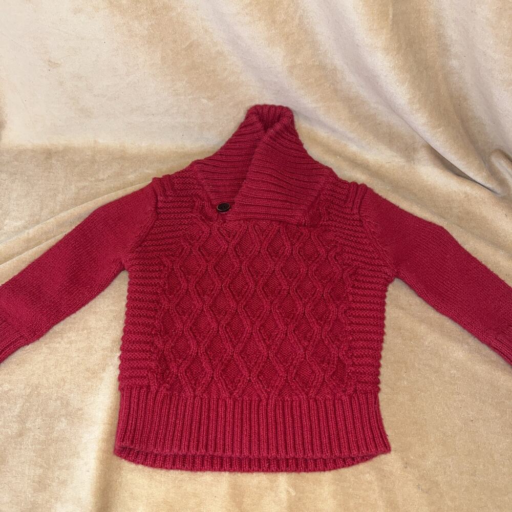 Toddler Boys 18M Red Cardigan Cat & Jack Pullover Sweater